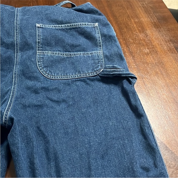 Carhart men's LOOSE FIT DENIM BIB OVERALL - Picture 8 of 11